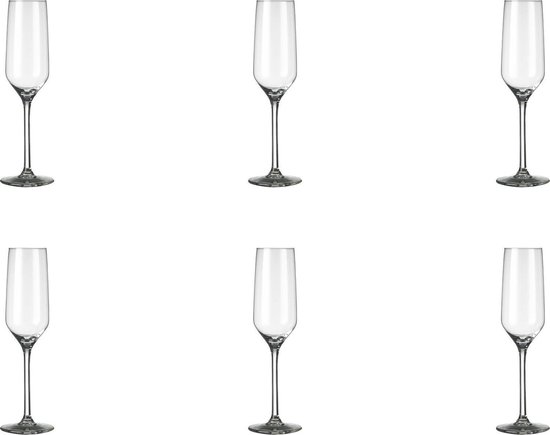Royal Leerdam Carré Champagneglas 22 cl - 6 stuks