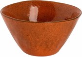 Palmer Schaal Rustique 15 cm 70 cl Oranje Stoneware 1 stuk(s)