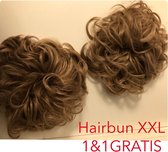 Hairbun XXL 1&1GRATIS  Haarstuk Ø25cm Hair Extensions Donut Ponytail Messy Bun