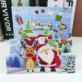 Diamond painting 3d kerstkaart - 3d 1