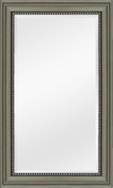 Spiegel Nino Taupe met zilveren kraal Buitenmaat 75x136cm