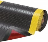 Notrax 479 Cushion Trax® Antivermoeidheidsmat 91 x 152 cm met veiligheidsrand Geel/Zwart