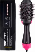 OneStep 3-in-1 Magic Brush - Föhnborstel - Haardroger - Zwart & Roze