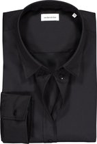 Seidensticker dames blouse regular fit - zwart - Maat: 44