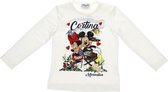116619 Monnalisa ivory Mickey Minnie shirt maat 6 - 116