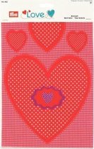 prym love 931902 motiefkussen hart rood