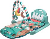 Educatieve mat voor kinderen - babygym - 3in1 - Uil - Piano - Mat met speelgoed - Muzikale Activiteiten - Baby speelkleed