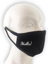 MASKER MET TEKST 'HALLO'