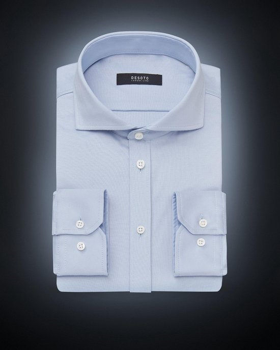 Desoto Luxury Line stretch shirt licht blauw 10008 053 maat 41 (L)