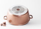 Mischler Cook Kookpan 44 Cm Aluminium/glas 23 Liter Koper 2-delig