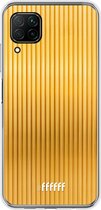 Huawei P40 Lite Hoesje Transparant TPU Case - Bold Gold #ffffff