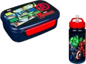 Broodtrommel en Drinkfles - Marvel Avengers - Lunch set