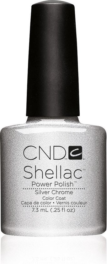 CND Colour Shellac Gellak Silver Chrome 7 3 ml bol
