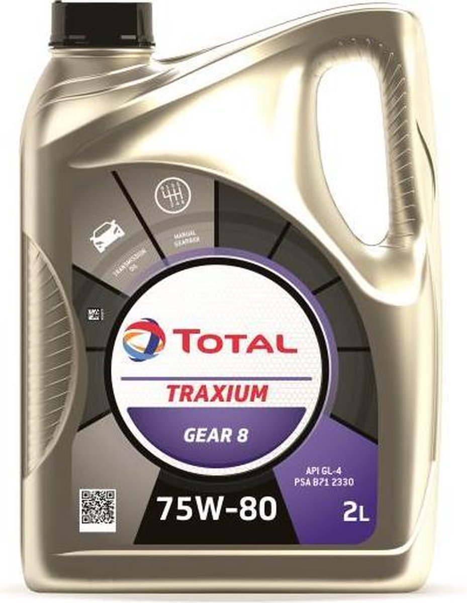 bol.com | TOTAL TRAXIUM GEAR 8 75W80 2 LITER