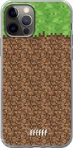 6F hoesje - geschikt voor iPhone 12 Pro - Transparant TPU Case - Minecraft - Grass #ffffff