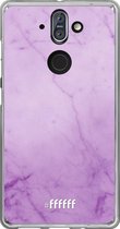 Nokia 8 Sirocco Hoesje Transparant TPU Case - Lilac Marble #ffffff