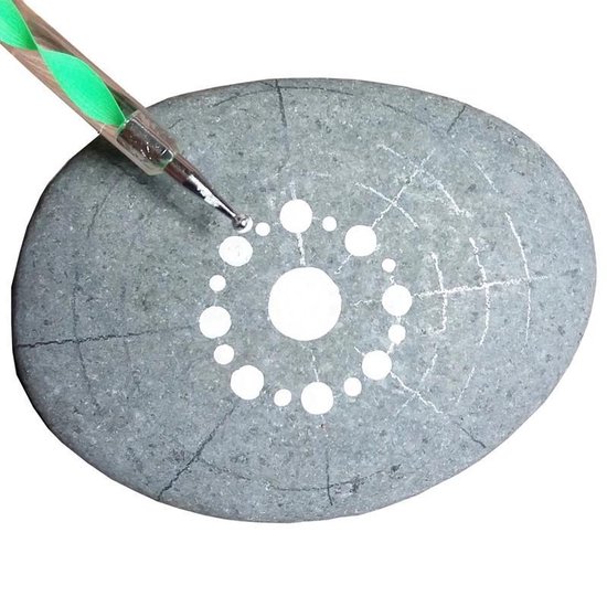 Mandala Dotting Starter Set - Stippen - 20 delig - Sjablonen Hobby Volwassenen - Dotting Tools - Dot Painting - IZGO