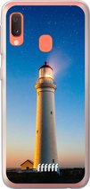 Samsung Galaxy A20e Hoesje Transparant TPU Case - Lighthouse #ffffff