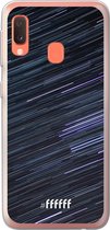 Samsung Galaxy A20e Hoesje Transparant TPU Case - Moving Stars #ffffff