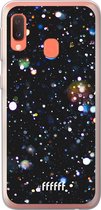 Samsung Galaxy A20e Hoesje Transparant TPU Case - Galactic Bokeh #ffffff