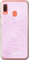 Samsung Galaxy A20e Hoesje Transparant TPU Case - Pink Slink #ffffff
