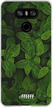 LG G6 Hoesje Transparant TPU Case - Jungle Greens #ffffff