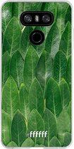 LG G6 Hoesje Transparant TPU Case - Green Scales #ffffff