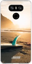 LG G6 Hoesje Transparant TPU Case - Sunset Surf #ffffff