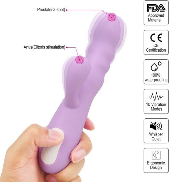 Meerdere hoogtepunten door een dildo in het poepgaatje