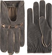 Laimböck Vintagelook leren autohandschoenen heren model Gladstone  Color: Espresso, Size: 9