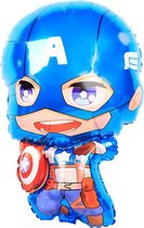 Captain America Ballon - Marvel Avengers - 74 x 47 cm - Civil War - Winter Soldier - First Avenger - Ballon Groot - Ballon Film