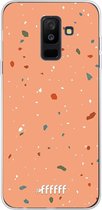 Samsung Galaxy A6 Plus (2018) Hoesje Transparant TPU Case - Terrazzo N°10 #ffffff