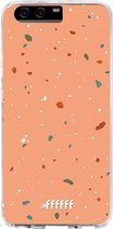 Huawei P10 Hoesje Transparant TPU Case - Terrazzo N°10 #ffffff