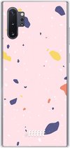 Samsung Galaxy Note 10 Plus Hoesje Transparant TPU Case - Terrazzo N°8 #ffffff