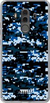 Huawei Mate 10 Pro Hoesje Transparant TPU Case - Navy Camouflage #ffffff