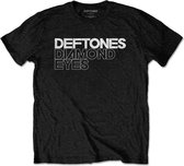 Deftones Heren Tshirt -2XL- Diamond Eyes Zwart