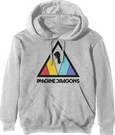 Imagine Dragons Hoodie/trui -M- Triangle Logo Grijs