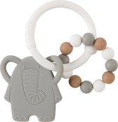 Nattou Elephant Silicone - Anneau de dentition - Grijs - Sans BPA