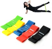 Resistance Band - Weerstandsbanden Set van 5 - Met Gratis Draagtas en Oefeningen