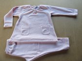 petit bateau pyjama in velour roze coquette  2 jaar 86