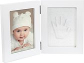 Dooky Gift Handprint Dubbele lijst wit & memory box