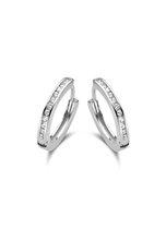 Casa Jewelry Oorringen Jacky - Zilver