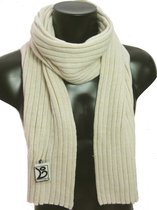 Bernardino sjaal natuur kleur unisex lengte 180 centimeter