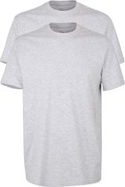 Gotzburg heren T-shirts regular fit O-hals (2-pack) - grijs - Maat: XXL