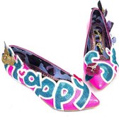 Irregular Choice Happy Smile Pumps Roze Blauw