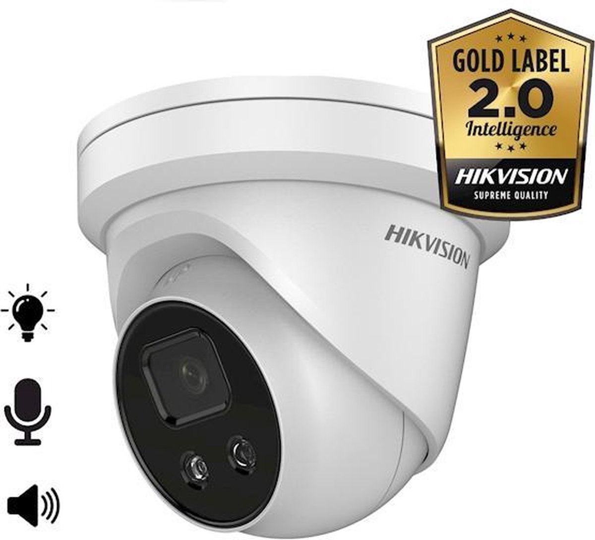 Hikvision Acusense 2.0 4MP Dome 2.8mm beveiligingscamera