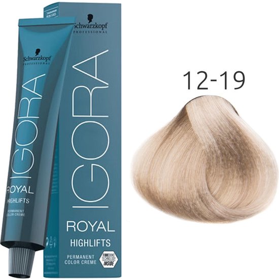 Schwarzkopf Professional - Schwarzkopf Igora Royal 12-19 60ml | bol.com