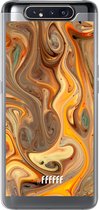 Samsung Galaxy A80 Hoesje Transparant TPU Case - Brownie Caramel #ffffff