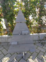 Kerstboom '' Middel '' van Grey Wash steigerhout 88x60cm