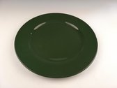 Dudson - Bord - Ø32 cm - Onderbord - Porselein - Donker groen - Set van 4 stuks